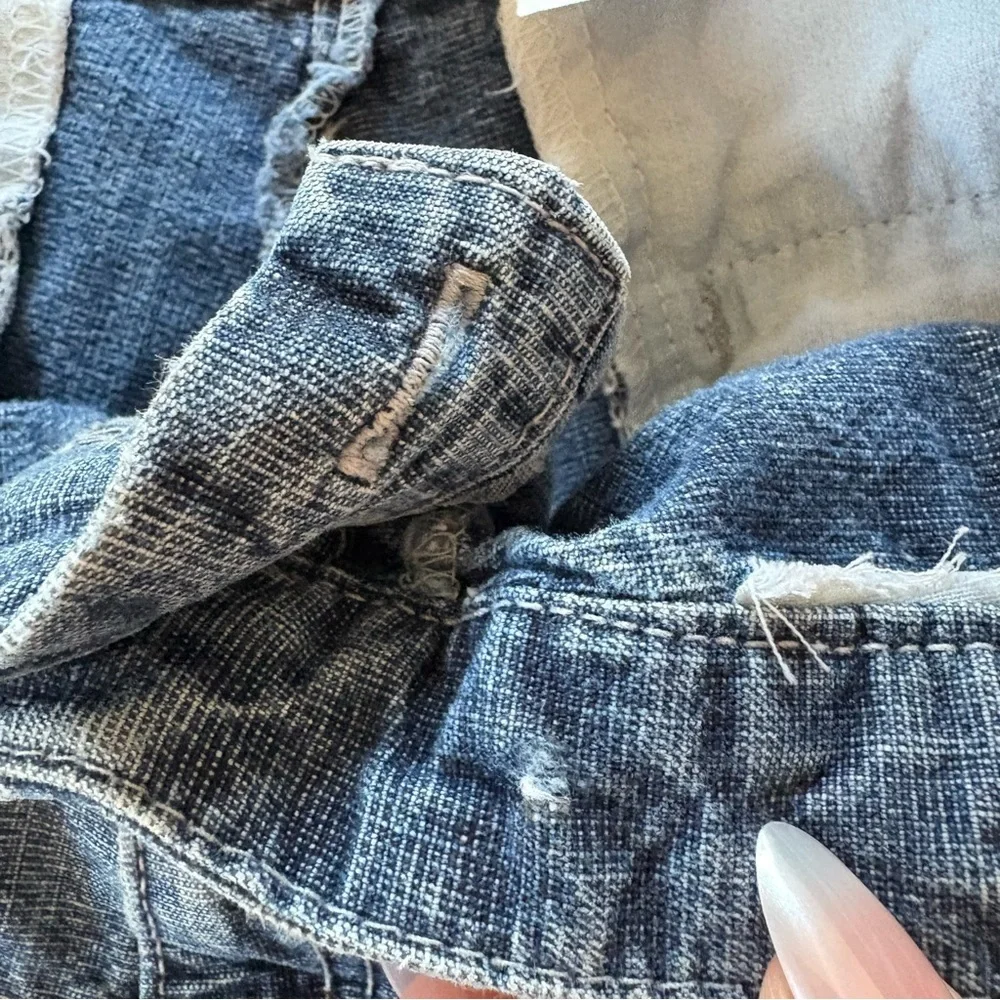 Rare Vintage 2001 Women's Levi's Denim Jean Shorts Size 10 Zipper Fly (32x4.5) - Picture 5 of 16